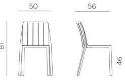 Nardi Stapelstuhl Tiberina