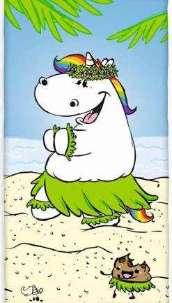 Strandtuch Pummeleinhorn 70 x 140 cm