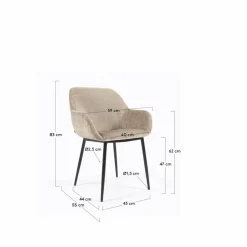 Kave Home Stühle|Stuhl Konna