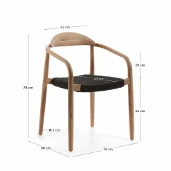 Kave Home Gartenstühle|Gartensessel|Stuhl Nina