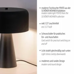 SCHÖNER WOHNEN-Kollektion Tischlampen|Tischleuchte Pento