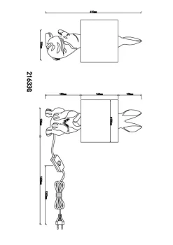 Globo Tischleuchte Rabbit