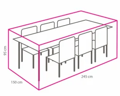 Clearance Tisch-Schutzhülle 150 x 95 x 245 cm Schutzhüllen