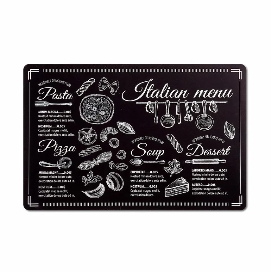 Tischset Italian Menu 43,5 x 28,5 cm