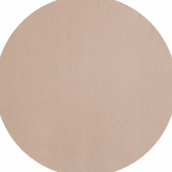 New Tischset Leather Optic Fine Ø 38 cm Tischwäsche|Tischwäsche