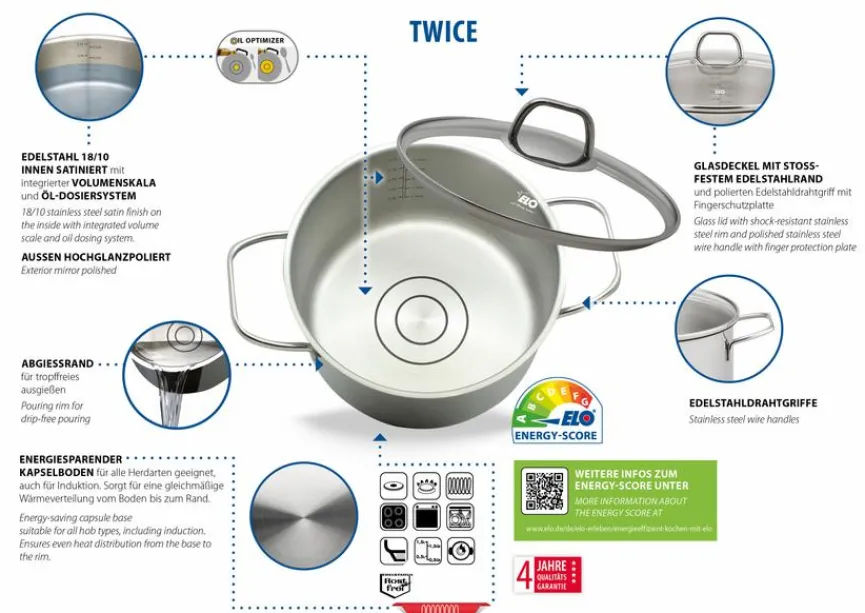 ELO Töpfe|Topfset Twice 4tlg.