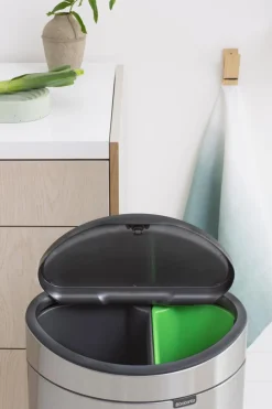 brabantia Touch Bin Steel 10+23l