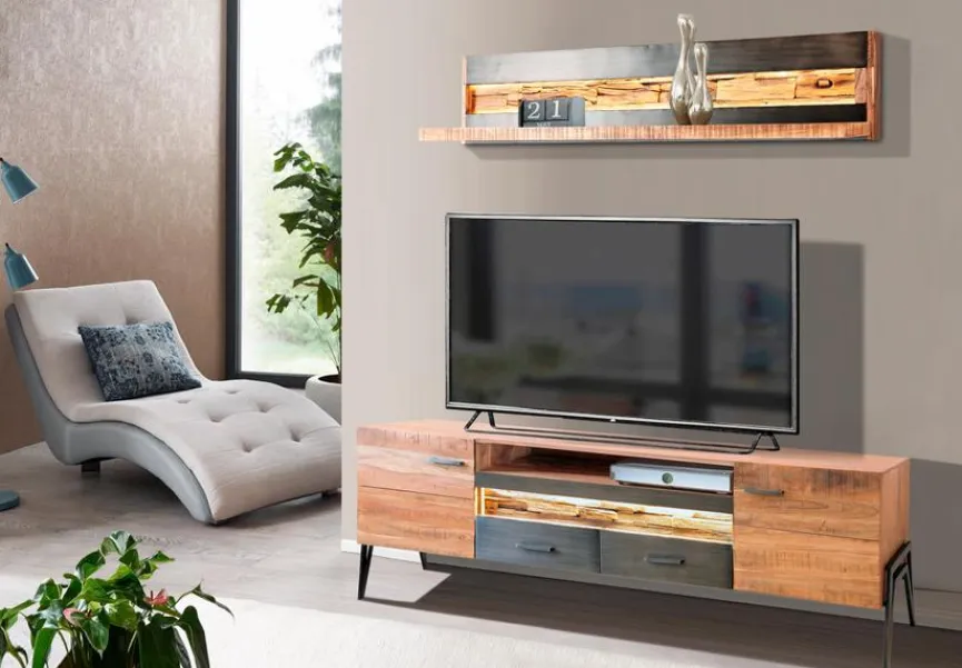 WOLFMÖBEL TV-Lowboard Hudson