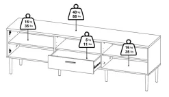 Tvilum Kommoden|Wohnwände & Tv-Lowboards|TV-Lowboard Media