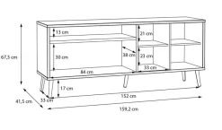 Kinder FORTE Kinderkommoden & -Nachttische|Kinderkommoden & -Nachttische|TV-Lowboard Harllson