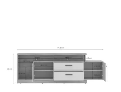 Wójcik TV-Lowboard Meolo