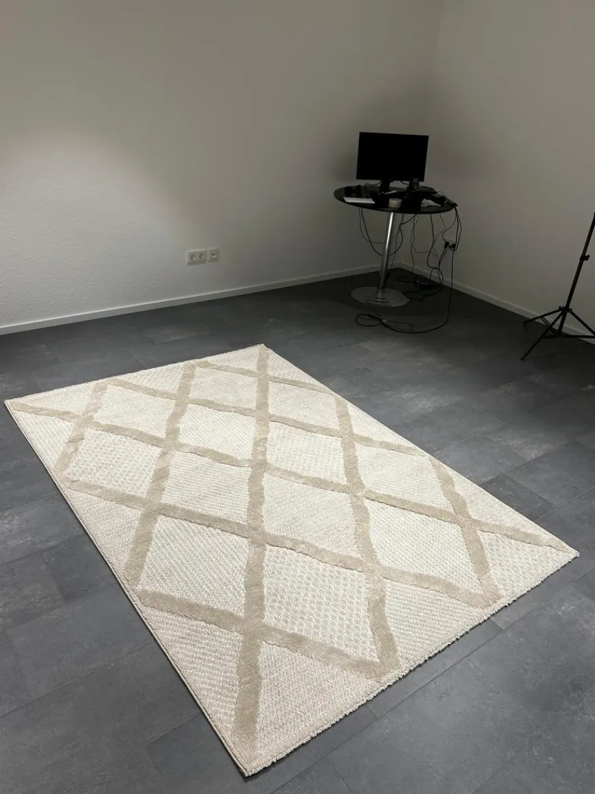 Sale Uni-Teppich Glace Natur(Look) Teppiche