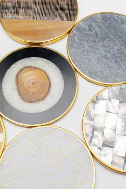 KARE DESIGN Bar- & Weinzubehör|Untersetzer Nature 6tlg.