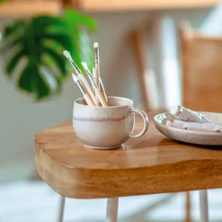 Untertasse Perlemor Sand Ø 16,1 cm Geschirr