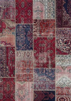 New Vintage Teppich Patchwork 200 x 300 cm Vintage Teppiche