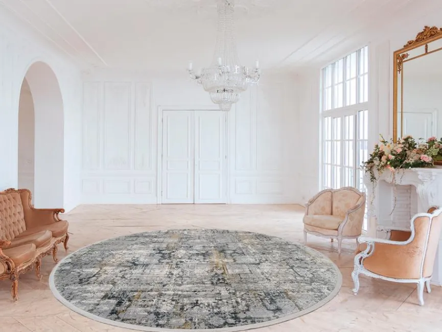 Sale Vintage Teppich Sinfonia Ø 240 cm Vintage Teppiche