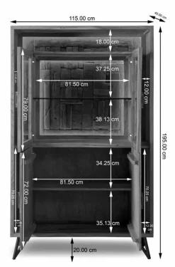 New Vitrine Hudson 2175 Vitrinen|Kommoden