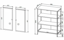 Sale Vitrine Milton Vitrinen|Vitrinen