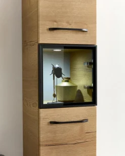 Hot Vitrinen-Hochschrank PE 7045 Badschränke