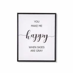 Bilder Mit Rahmen|Wandbild 40 x 50 cm Spruch II