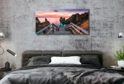 EUROART Bilder Ohne Rahmen|Wandbild 55 x 115 cm Algarve