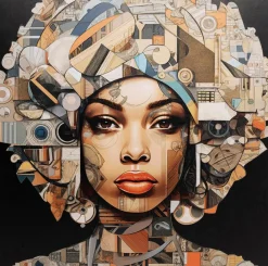 Clearance Wandbild 120 x 120 cm Art Geo Women 56579 Bilder Ohne Rahmen|Bilder Nach Themen