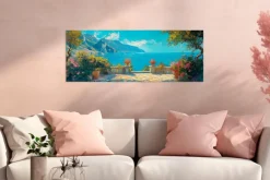 Online Wandbild 30 x 80 cm Beautiful View III Bilder Ohne Rahmen