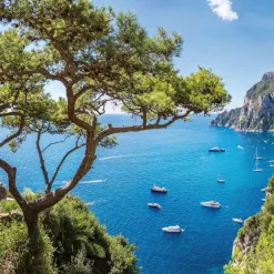 EUROART Bilder Ohne Rahmen|Wandbild 55 x 55 cm Capri III