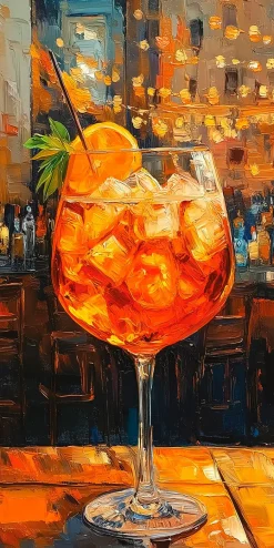 Discount Wandbild 20 x 40 cm Colourful Cocktails IX Bilder Ohne Rahmen