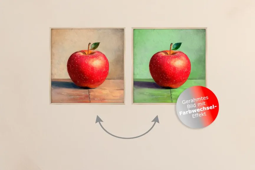 Wandbild 30 x 30 cm Colourful Fruits I Bilder Mit Rahmen