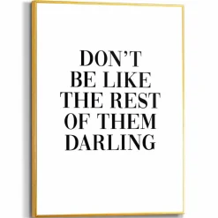 Reinders Wandbild 30 x 40 cm Don't Be Like