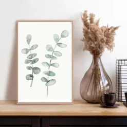 New Wandbild 20 x 30 cm Eucalyptus Strings Bilder Mit Rahmen