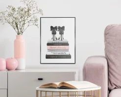 Reinders Bilder Mit Rahmen|Bilder Nach Themen|Wandbild 30 x 40 cm Fashion Books