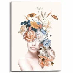 Clearance Wandbild 50 x 70 cm Floral Lady Glamour Bilder Ohne Rahmen
