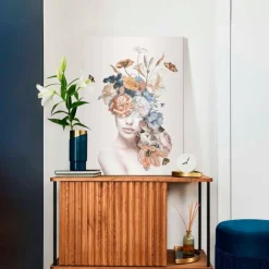 Clearance Wandbild 50 x 70 cm Floral Lady Glamour Bilder Ohne Rahmen