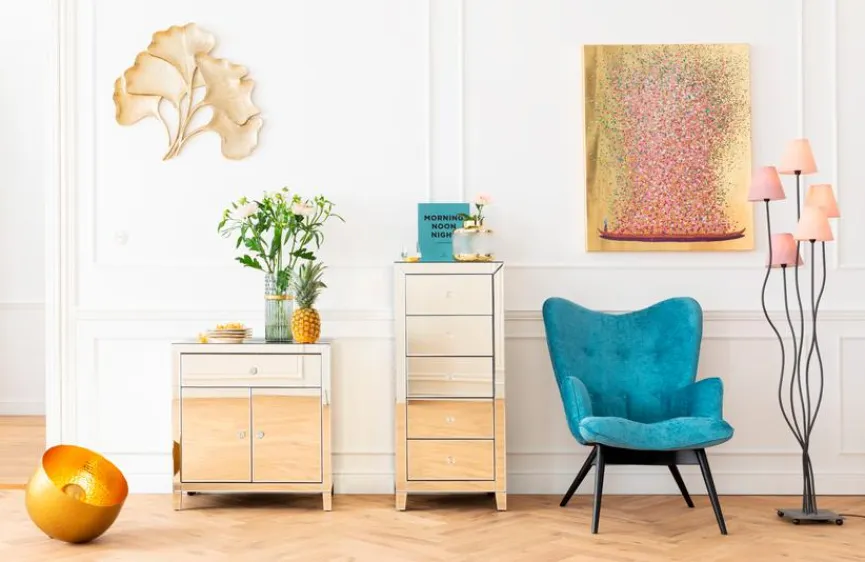 KARE DESIGN Wandbild 80 x 100 cm Flower Boat