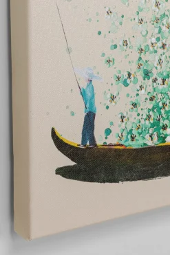 KARE DESIGN Wandbild 80 x 100 cm Flower Boat 54352