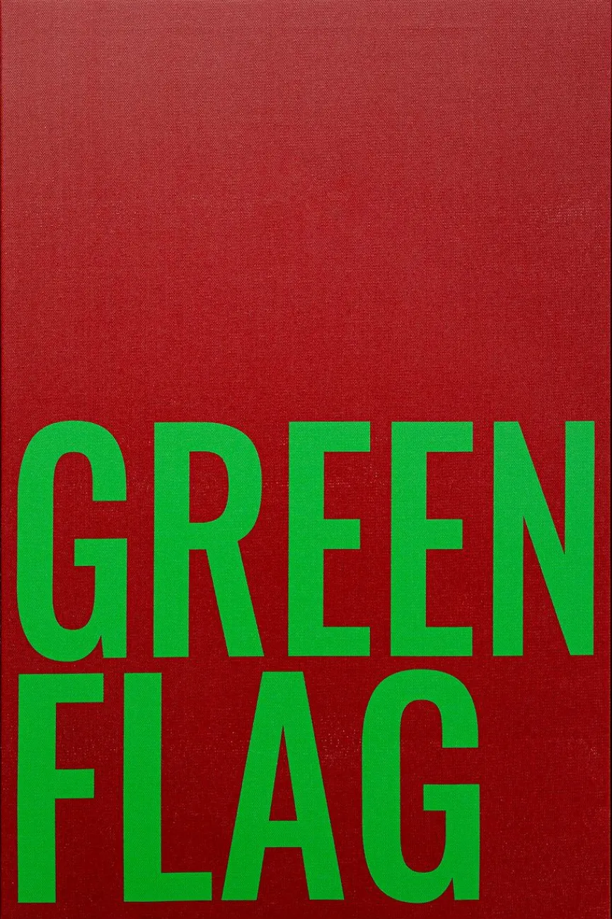 Outlet Wandbild 40 x 60 cm Green Flag 56792 Bilder Mit Rahmen|Bilder Nach Themen