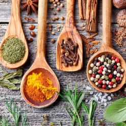 EUROART Wandbild 30 x 30 cm Herbs and spices