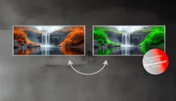 EUROART Wandbild 50 x 120 cm Impressive Waterfall II