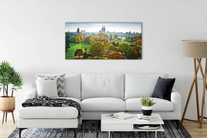EUROART Wandbild 55 x 115 cm Köln Panorama IX