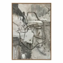 Dekorationsartikel|Bilder Mit Rahmen|Wandbild 72,4 x 72,4 cm Linie