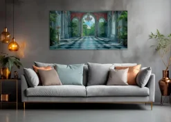 EUROART Wandbild 50 x 100 cm Lost Palace IV