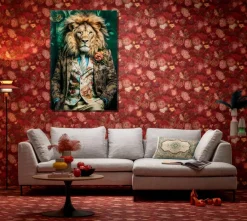 KARE DESIGN Wandbild 100 x 150 cm Mister Lion