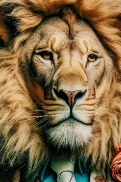 KARE DESIGN Wandbild 100 x 150 cm Mister Lion