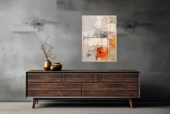 EUROART Bilder Mit Rahmen|Wandbild 60 x 80 cm Natural Harmony V