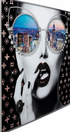 KARE DESIGN Bilder Mit Rahmen|Bilder Nach Themen|Wandbild 120 x 120 cm New York View 56219