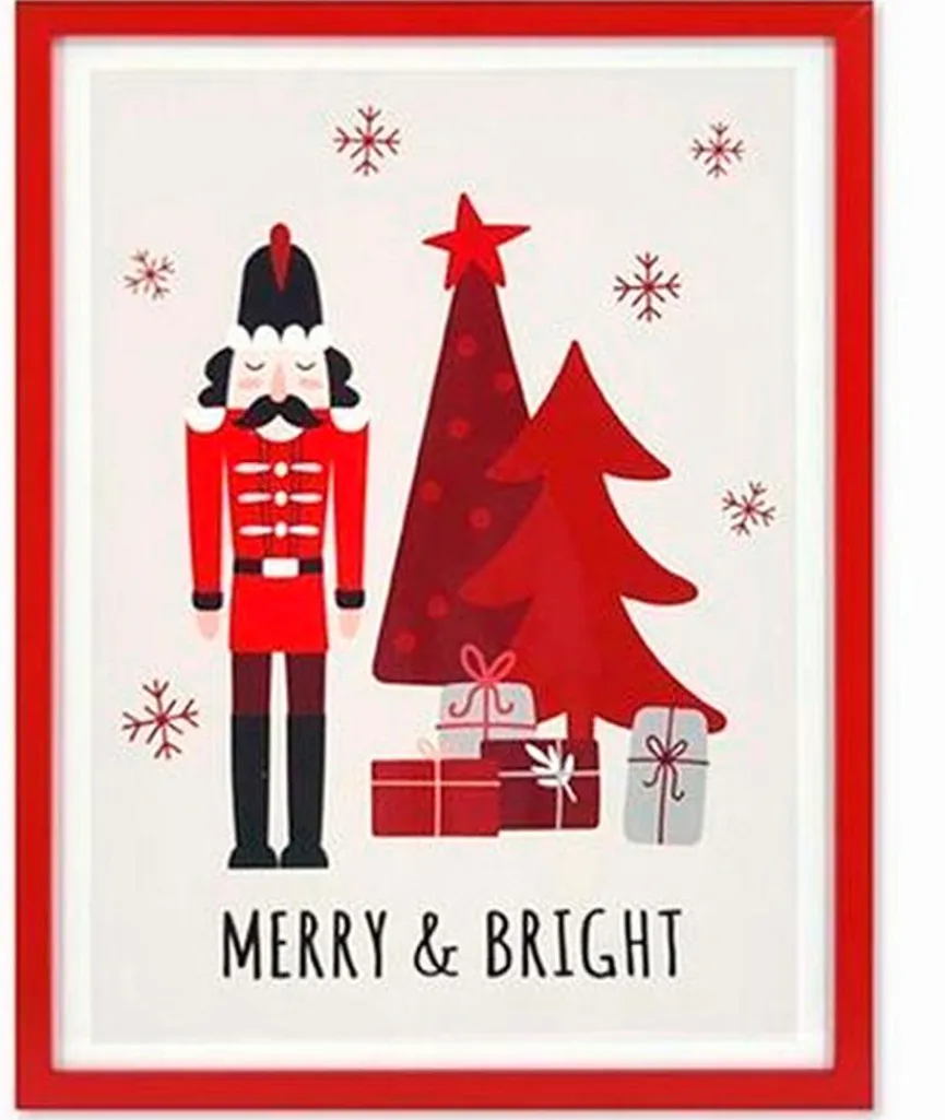 Discount Wandbild 32 x 42 cm Nussknacker Dekorationsartikel|Bilder Mit Rahmen