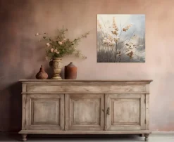 Wandbild 50 x 50 cm Soft Nature On Silver V Bilder Ohne Rahmen