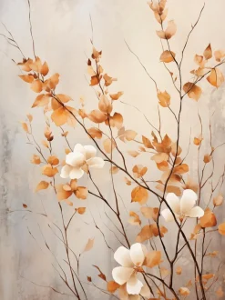 EUROART Wandbild 30 x 40 cm Soft Nature On Grey V